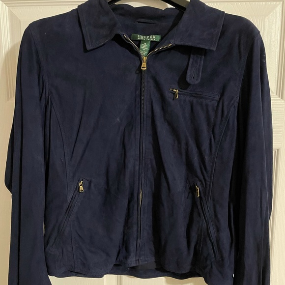 Ralph Lauren Women’s shade leather jacket coat